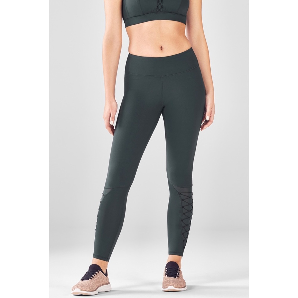 🍄3 for$25Fabletics | Demi Lovato Lace Up Leggings